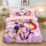 3pcs K-Pop Bedding Set Demon Hunters Colorful Print Polyester Duvet Cover with Pillowcases thumbnail 14