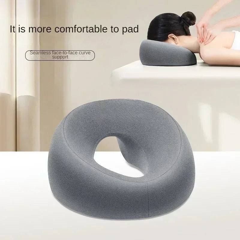 Breathable Memory Foam Face Rest Pillow for Beauty Salon Massage and Ergonomic Support