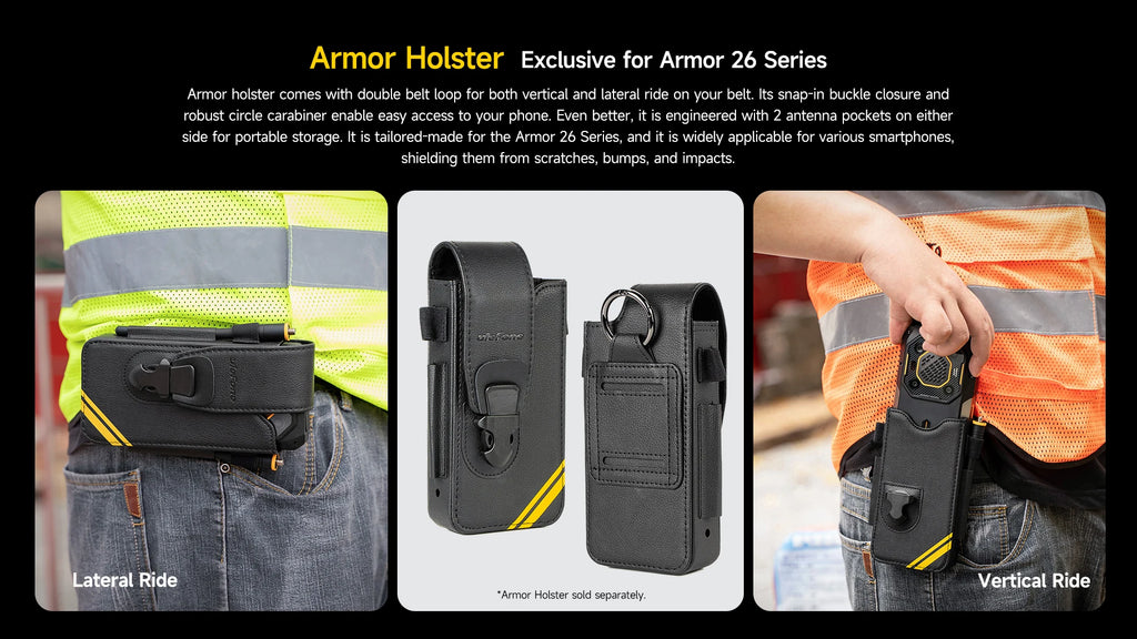 Ulefone Armor 26 Ultra 5G Rugged Waterproof Smartphone 120W Fast Charging 15600mAh 200MP+64MP Camera 24GB+512GB NFC