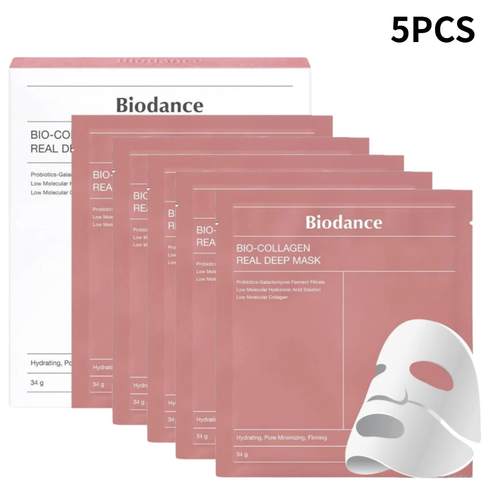 Korean Biodance Collagen Cotton Tablets – Elastic Firming Pore Moisturizing & Calming Facial Pads (60 Pads)