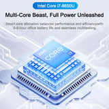 LENO HOT Ultra Slim 14.1" Laptop 32GB 2TB Windows 11 Intel Core i7 Gaming Notebook thumbnail 3