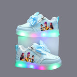 Kpop Demon Hunter LED Sneakers for Kids – Luminous Anime Tennis Shoes for Girls & Boys thumbnail 1