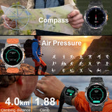 Outdoor Sports Smartwatch for Men – GPS, 1.56-inch AMOLED, 5ATM Waterproof, 650mAh Battery, Compass & HD Call thumbnail 6