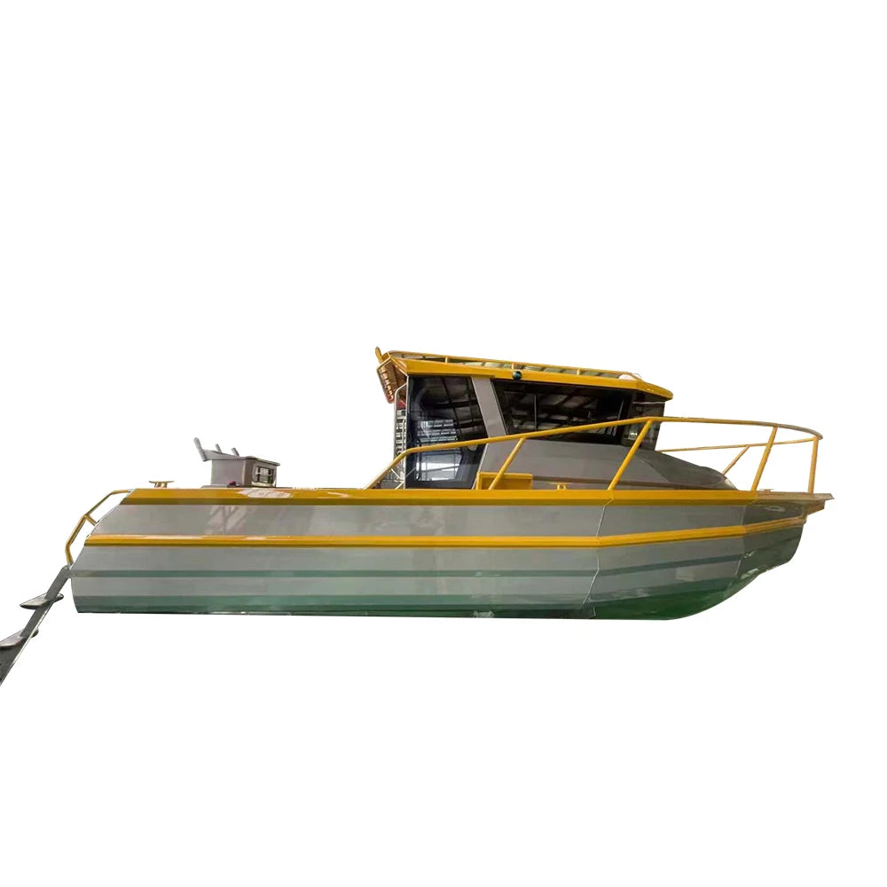 25ft / 7.5m Aluminum Easy Craft Fishing Boat – CE Certified, Outboard Ready, 8 Person Capacity