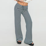 Casual Wide Leg Sweatpants for Women – Fold Over Low Rise Flare Yoga & Lounge Pants thumbnail 19