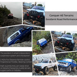WPL C24-1 1:16 Scale 4WD RC Rock Crawler Truck with LED Lights – 2.4G Remote Control Off-Road Buggy thumbnail 6