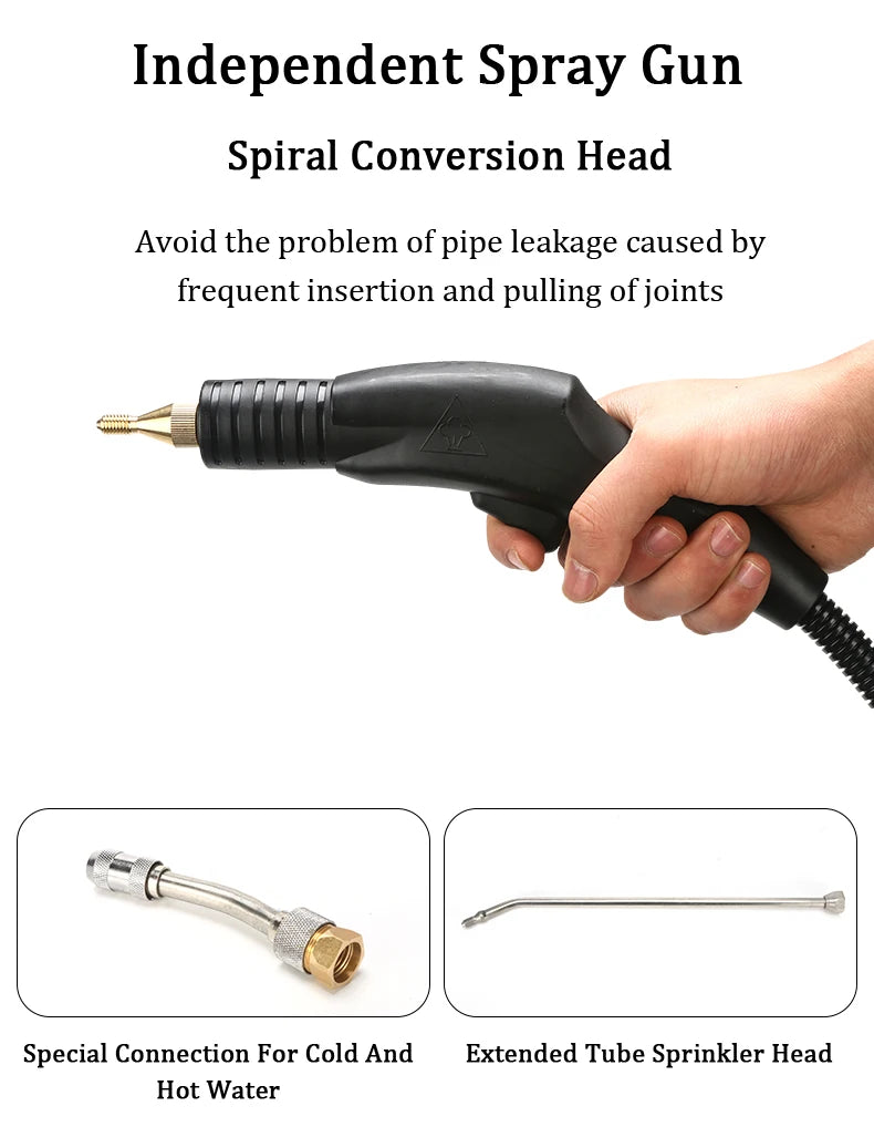 3000W High-Pressure Handheld Steam Cleaner for Kitchen, Car & Air Conditioning