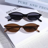 Stylish Women’s Oval Fashion Sunglasses – Small Frame UV400 Everyday Glasses thumbnail 4