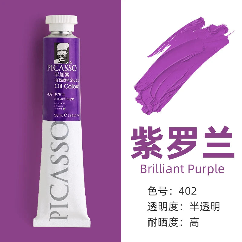 170ml Phoenix Large Tube Oil Paint – Non-Toxic, High Tint Strength, Mixable Artist Paint for Canvas & DIY Art