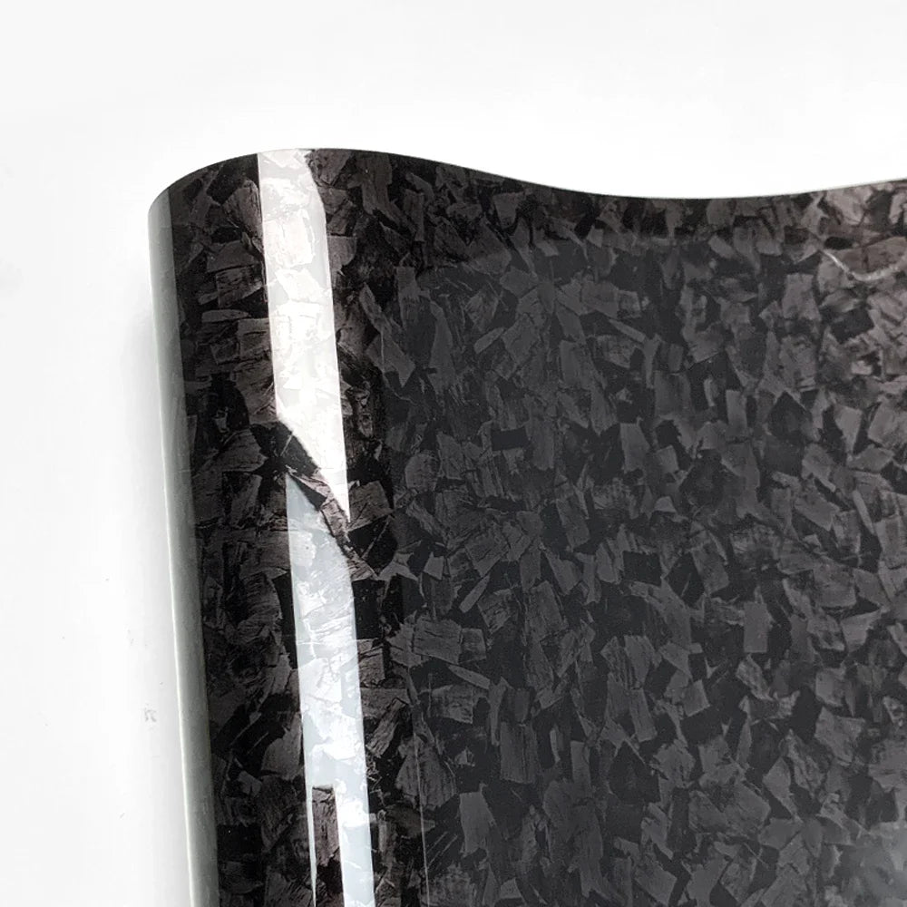 Carbon Fiber Vinyl Wrap Film Waterproof Glossy Self Adhesive Car Sticker Roll 150cm PVC Auto Body Protection Decal