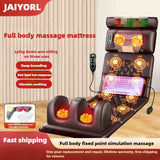 Electric Full Body Massage Mattress with Heating and Hand Control – Neck, Shoulder, Waist, Back & Leg Airbag Kneading Vibration Cushion thumbnail 37