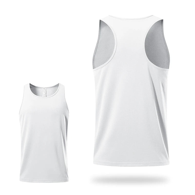 Men’s Quick Dry Sports Vest – Sleeveless Running, Training & Basketball Fitness Top