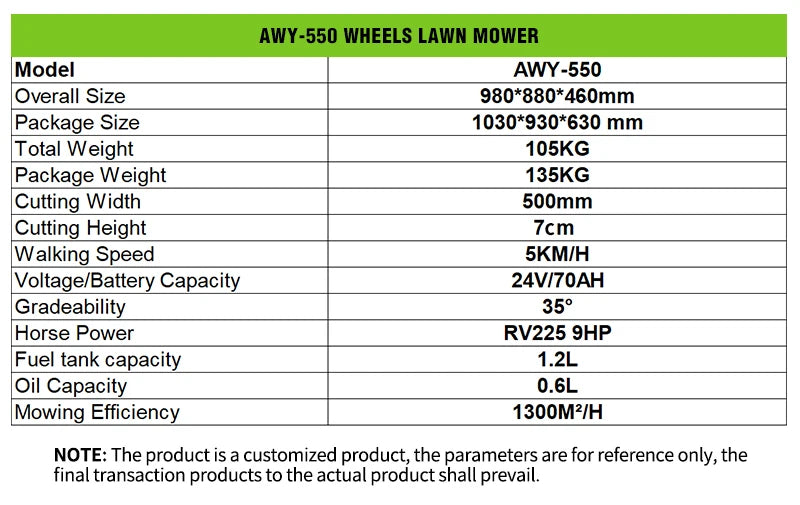 Customized Zero Turn Garden Track Wheel Crawler Remote Control Lawn Mower – Farm & Garden Robot