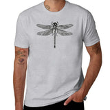 Men’s Dragonfly Print T-Shirt – Quick-Dry Cotton Casual Tee thumbnail 16