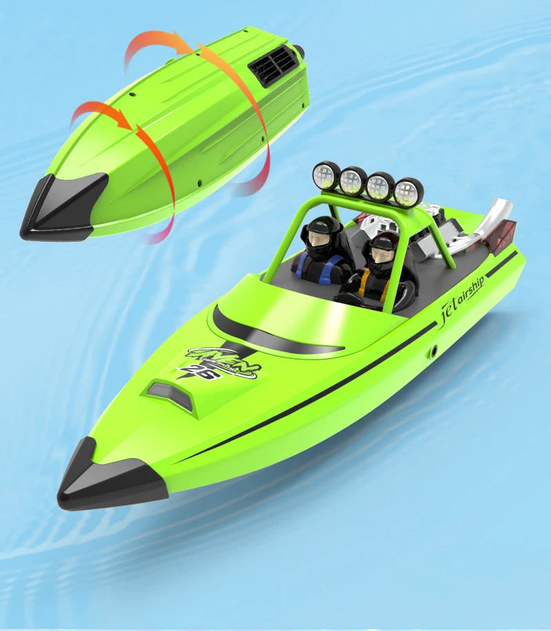 TY725 RC Turbojet High-Speed Remote Control Boat – Adult & Kids Electric Jet Boat Toy with Low Battery Alarm