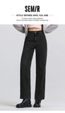 Semir Women’s Vintage Wide-Leg Jeans 2025 Spring Soft Cotton Denim Trousers thumbnail 7