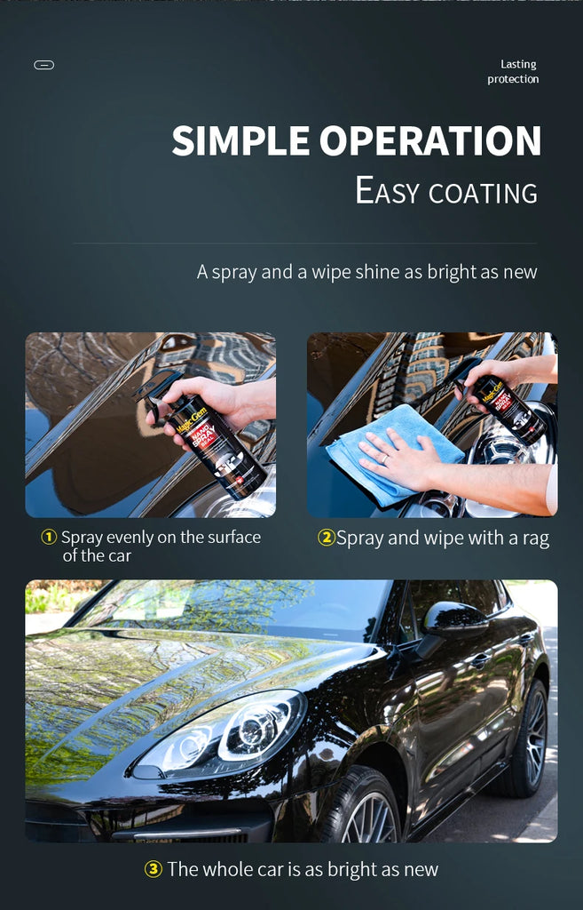 Magic Gem Car Ceramic Nano Coating Liquid 473ml – Crystal Hydrophobic Paint Protection Polish for Toyota