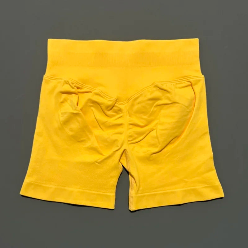 Women High Waist Fitness Shorts – Yoga, Gym, Running Sportswear