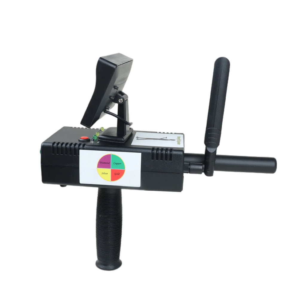 Black Eagle 3D Long-Range Gold & Gem Metal Detector – 1400M Range, 20M Depth, LCD, Rechargeable