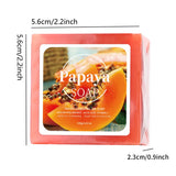 100g B+ Papaya Extract Nourishing Handmade Soap – Deep Cleansing Hydrating Bar with Coconut & Goat Milk thumbnail 6