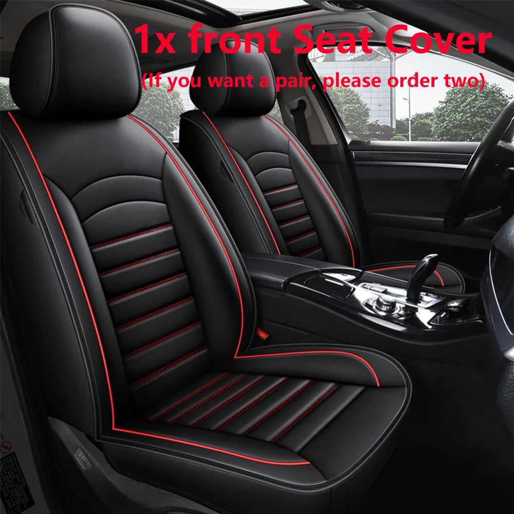Leather Universal Car Seat Cover for BMW X1 X3 X4 X5 X6 F10 F20 320 520 525 E36 E46 Waterproof Interior Seat Protector