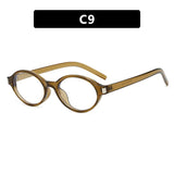 Oval Rice Nail Retro Fashion Sunglasses – Customizable Myopia Lenses 0~-6.0 thumbnail 30