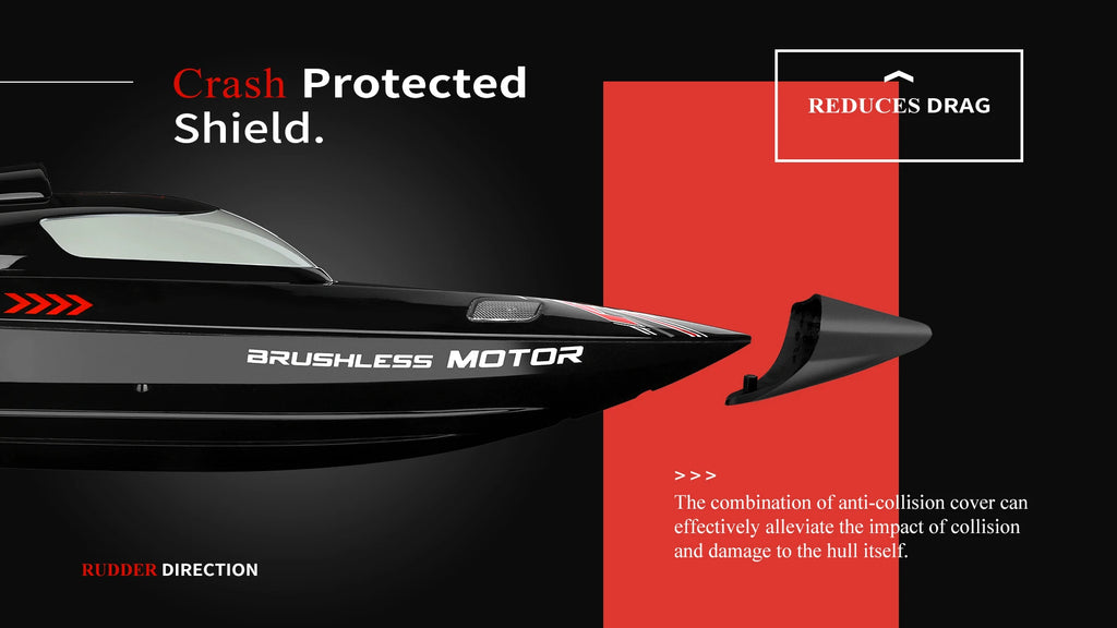 WL916 / WL912-A RC Speedboat 2.4GHz High-Speed Remote Control Racing Boat for Kids