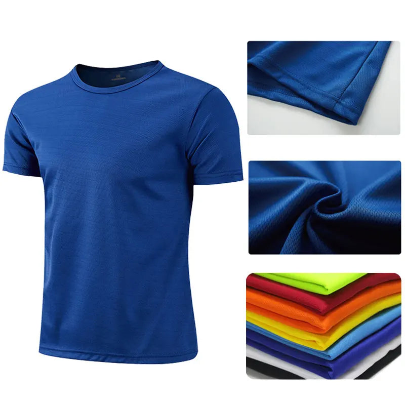 Quick Dry Short Sleeve Sports T-Shirt for Men and Women – Breathable Fitness & Running Tee