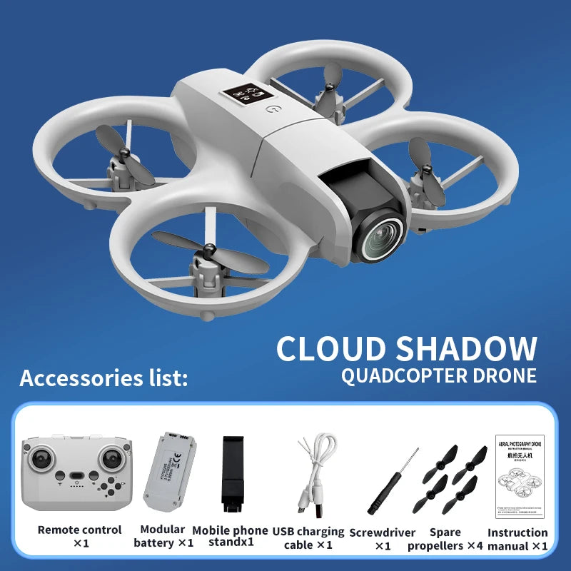 H135 Mini Drone WiFi FPV with 4K Camera, Foldable Quadcopter with Colorful Lights – RC Toys & Gifts