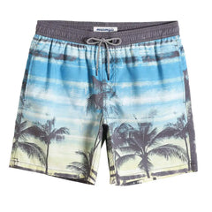 Men's 3D Shark Print Swim Shorts – Beach Board Shorts for Men & Kids
