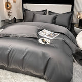 Luxury 100% Egyptian Cotton Bedding Set – Duvet Cover & Pillowcases, Soft Bed Linen for Double, Queen, King Size Beds thumbnail 18