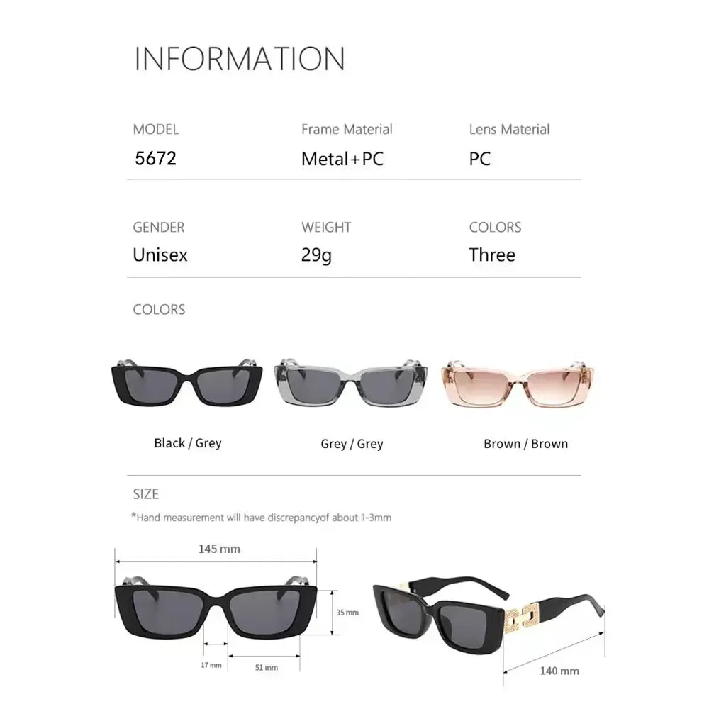Vintage Small Cat Eye Sunglasses for Women – Trendy Black Fashion Shades Outdoor UV Protection