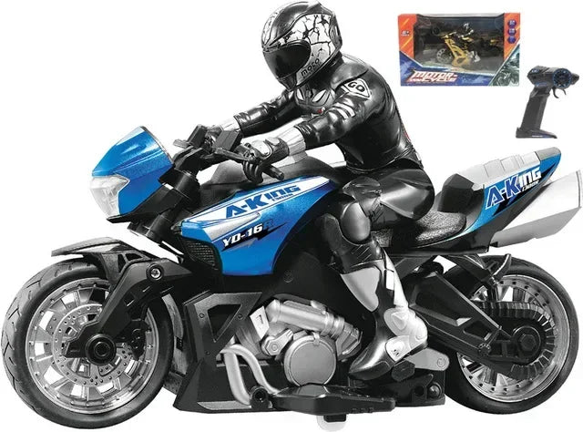 High Speed RC Stunt Motorbike – 360° Rotation Drift Remote Control Motorcycle Toy
