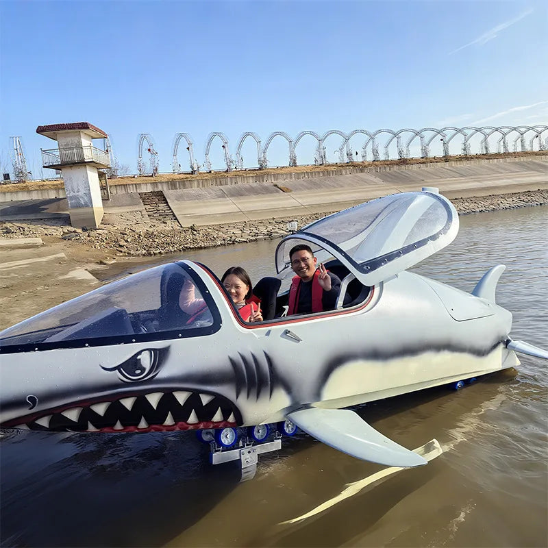 Fiberglass Luxury High-Speed Simulation Motorboat Yacht – 2 Person, 250kg Capacity