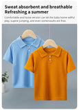 Children’s Short-Sleeved POLO Shirt – Boys & Girls Casual Solid Color T-Shirt, Comfortable Lapel Prince Style thumbnail 7