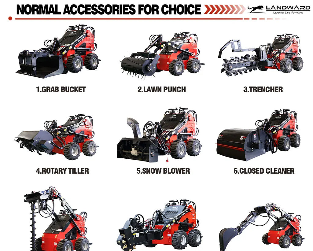 Crawler Skid Steer Loader – Multifunctional Compact Track Loader, Front-End Loader, Customized Chinese Skid Steer