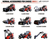 Crawler Skid Steer Loader – Multifunctional Compact Track Loader, Front-End Loader, Customized Chinese Skid Steer thumbnail 28