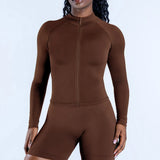 Dynamic Zippy Jacket DF 2-Piece Seamless Gym & Yoga Set for Women thumbnail 30