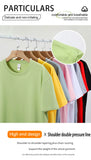 100% Cotton Women’s Loose Fit O-Neck T-Shirt – Casual Short Sleeve Summer Top thumbnail 9