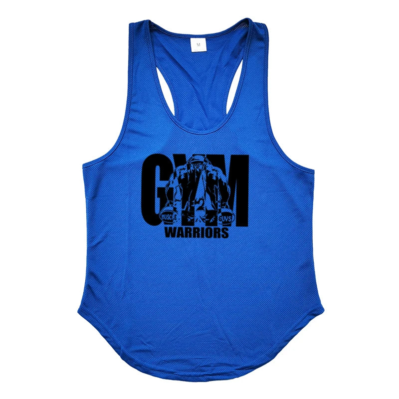 Men’s Mesh Fitness Stringer Tank Top – Sleeveless Gym & Workout Vest