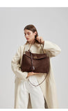 Women’s Genuine Suede Leather Large Capacity Shoulder Tote Bag Luxury Casual Handbag thumbnail 25