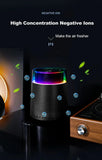 Desktop Air Purifier with Negative Ions, Formaldehyde Removal, Air Quality Detector & Night Light thumbnail 9