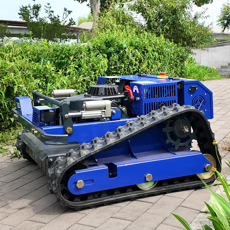 Customised Remote-Controlled All-Terrain Lawn Mower Robot – Self-Propelled Zero-Turn Petrol Mower