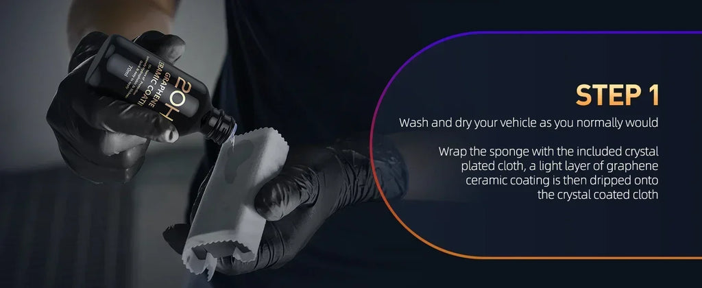Graphene Ceramic Coating 20H/12H with Self-Healing & UV Track Technology – 10+ Year Car Paint Protection