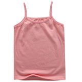 Cotton Girls Tank Top – Breathable Kids Camisole, Solid Color Sleeveless Vest for Ages 3-8 thumbnail 23