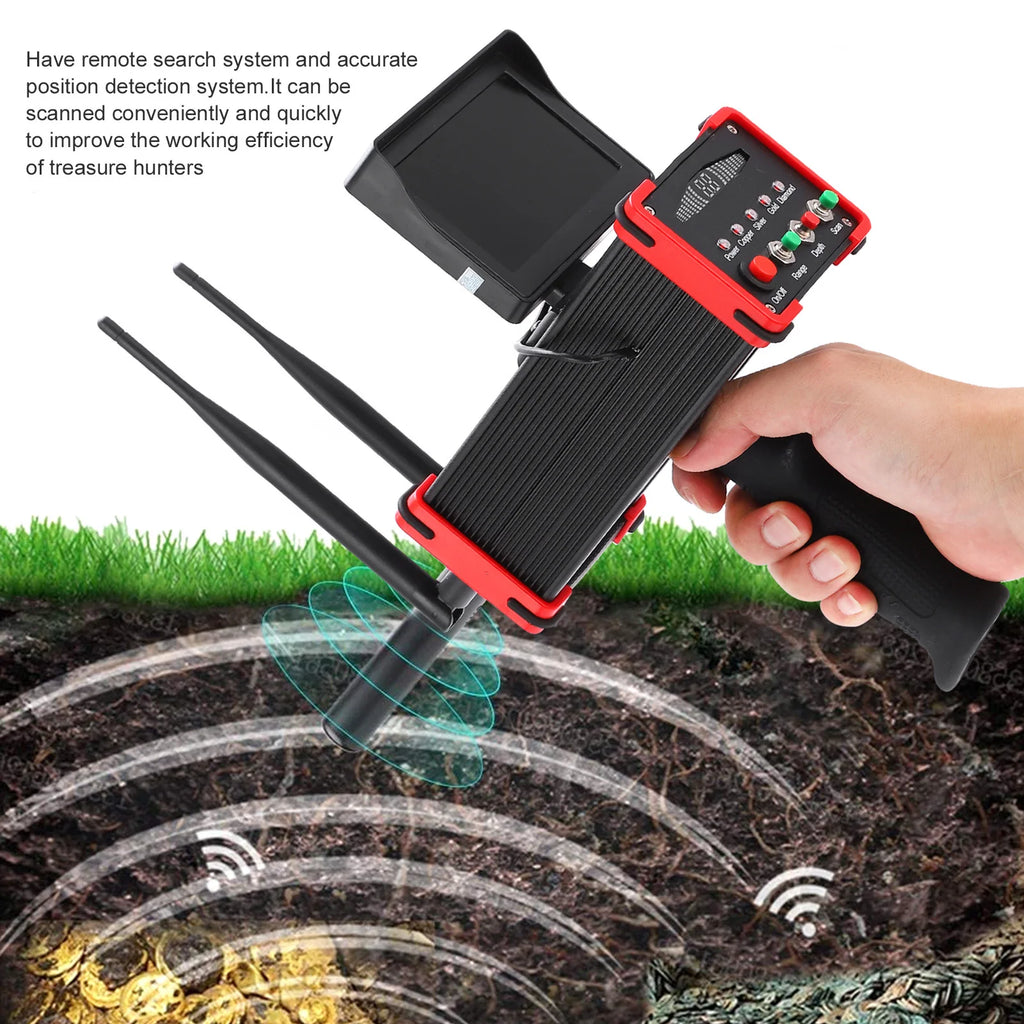 Metal Detector Underground Scanner – High Definition Treasure Finder for Gold, Silver, and Copper