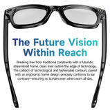 GUHUAVMI Smart Glasses for Men – 8MP Camera | WiFi | Bluetooth | AI Features | IP65 Waterproof thumbnail 9