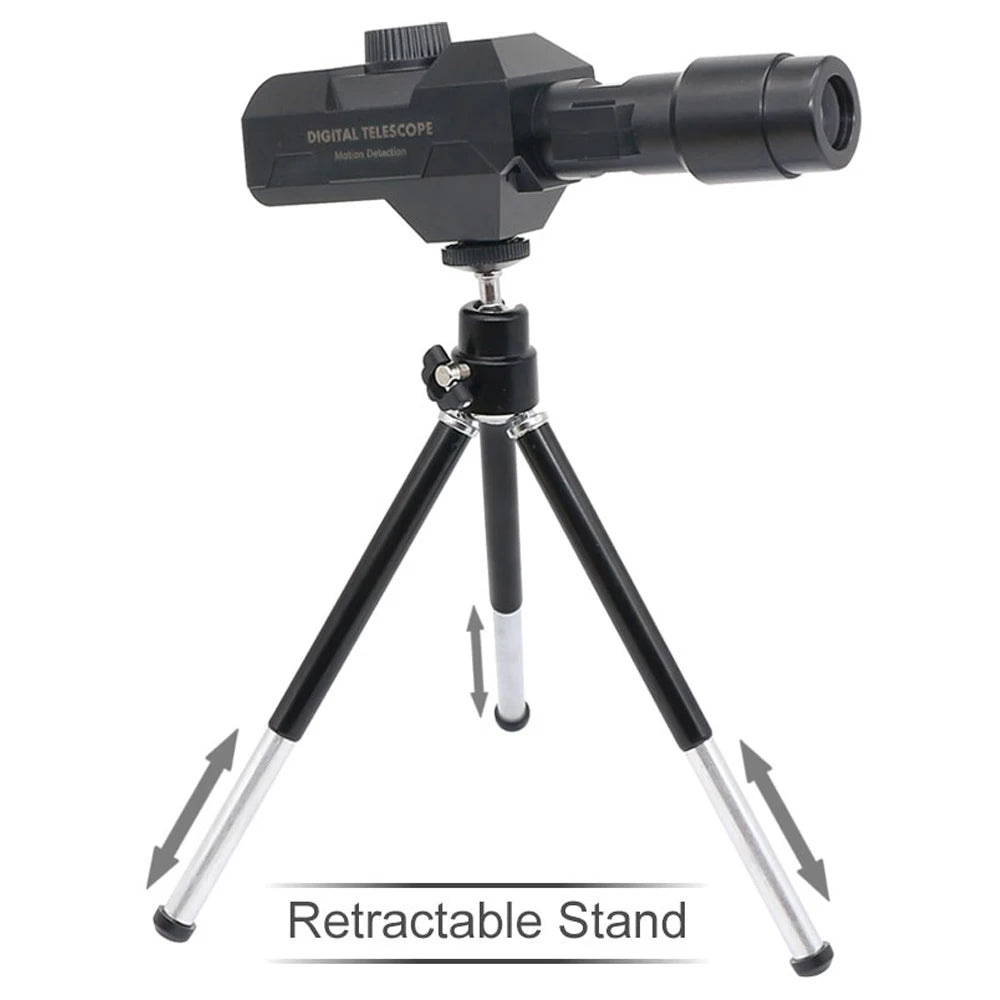 WiFi Digital Telescope 70X Zoom with 2MP Camera & 1080p Video | Mobile Detective Crosshairs Positioning | Lightweight & Portable Design