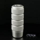 LW 95mm Aluminum Anti-Skid Car Gear Shift Knob – Universal Shifter Lever Head with 8mm 10mm 12mm Adapters – 9 Colors thumbnail 19