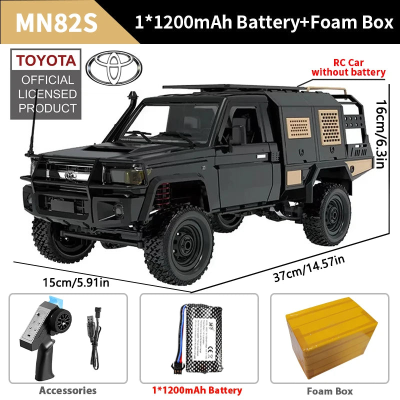 ZWN MN82 / MN82S LC79 1:12 Scale 4WD RC Pickup Truck – Full Scale Off-Road Climbing Remote Control Car